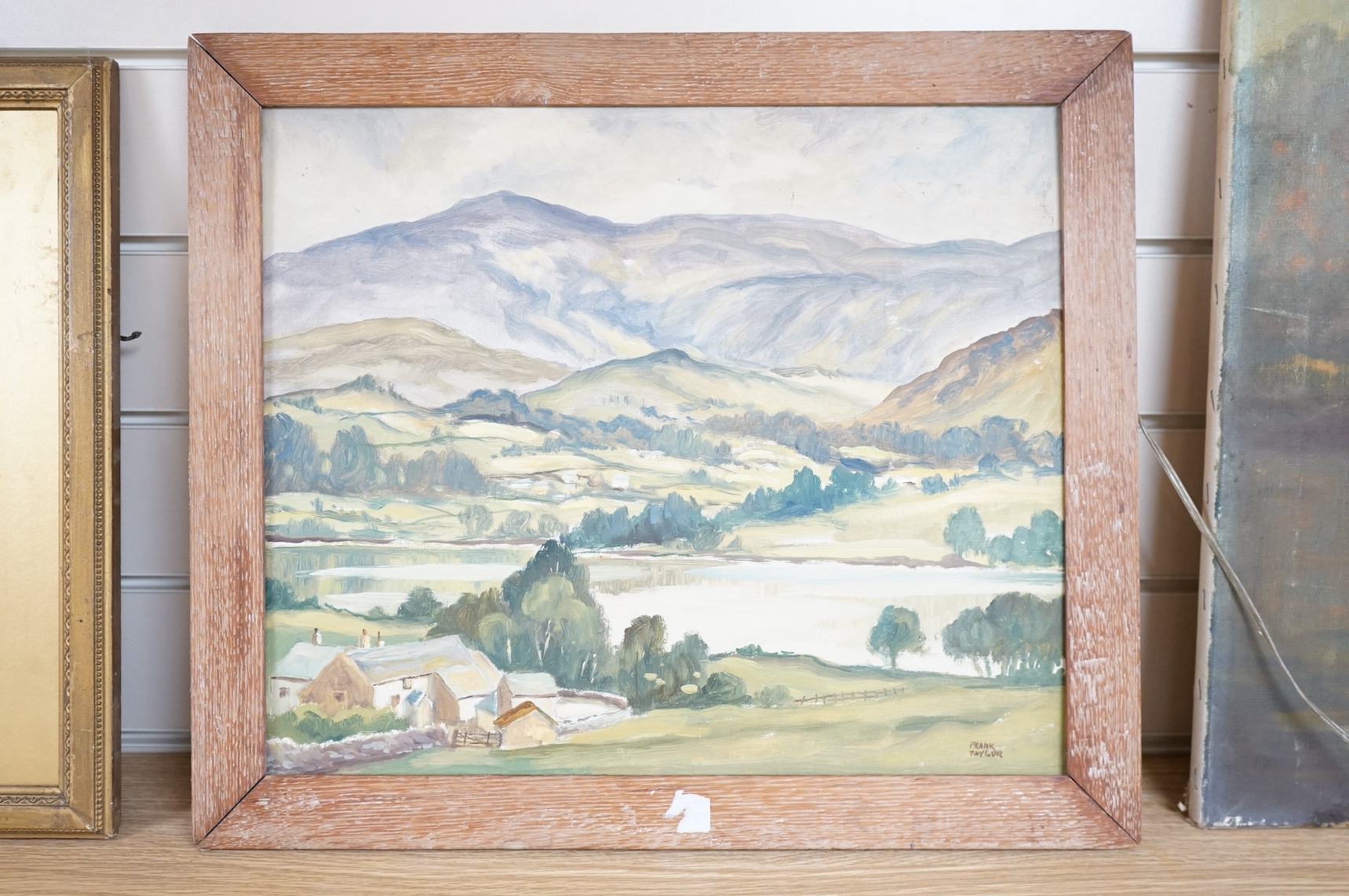 Frank Taylor, oil on board, Rural landscape, signed, 35 x 42cm. Condition - good